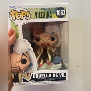 Funko pop Disney Villains Cruella de Ville